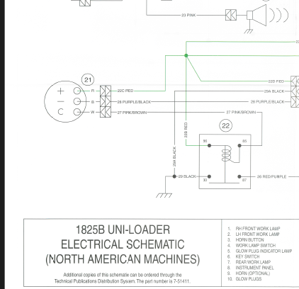 Case Skid Steer 1825B Schematics PDF Instant Download