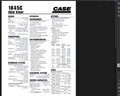 Case Skid Steer 1845C Specifications Manual PDF Instant Download