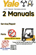 Yale GDP070LJ Forklift Service Manual & Parts Manual (C813) Bundle PDF Instant Download