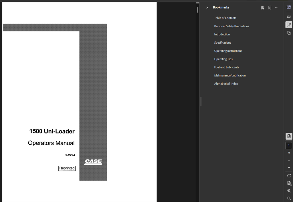 Case Skid Steer 1526 Master Bundle PDF Instant Download