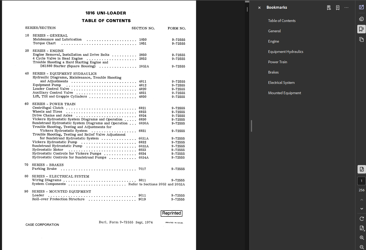 Case Skid Steer 1816 Service Shop Repair Manual PDF Instant Download