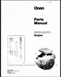 Onan B43G Engine Parts Manual PDF Instant Download