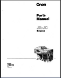 Onan JB Engine Parts Manual PDF Instant Download