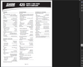 Case Skid Steer 420 Series 3 Specifications PDF Instant Download