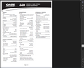 Case Skid Steer 440 Series 3 Specifications Manual PDF Instant Download