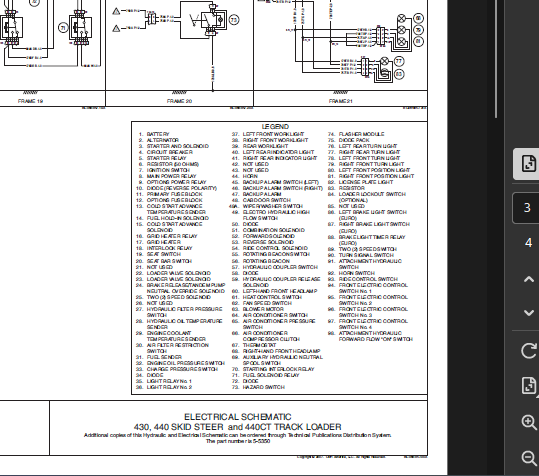 Case Skid Steer 440 Series 3 Schematics PDF Instant Download