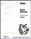 Onan B48M MILLER Engine Parts Manual PDF Instant Download