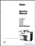 Onan DJB Engine Service Manual PDF Instant Download