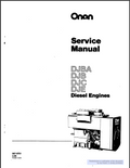 Onan DJC Engine Service Manual PDF Instant Download