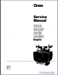 Onan NHA Engine Service Manual PDF Instant Download