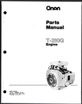 Onan T260G Engine Parts Manual PDF Instant Download