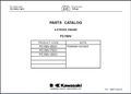 Kawasaki FC150V Engine FC SERIES Parts Manual PDF Instant Download