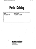 Kawasaki FC290V Engine FC SERIES Parts Manual PDF Instant Download