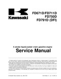 Kawasaki FD711D Engine FD SERIES Service Shop Repair Manual PDF Instant Download