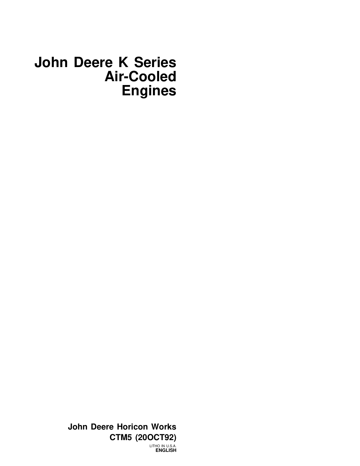 Kawasaki FG150D Engine FG SERIES Service Shop Repair Manual PDF Instant Download