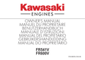 Kawasaki FR541V Engine FR SERIES Operator Owner Manual PDF Instant Download