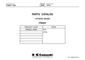Kawasaki FR600V Engine FR SERIES Parts Manual PDF Instant Download