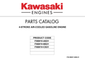 Kawasaki FX691V Engine FX SERIES Parts Manual PDF Instant Download