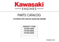 Kawasaki FX730V EFI Engine FX SERIES Parts Manual PDF Instant Download