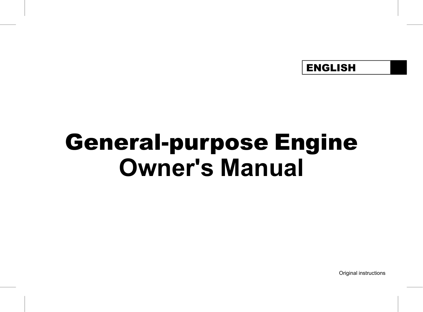 Kawasaki FX850V EFI Engine FX SERIES Operator Owner Manual PDF Instant Download