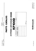 Kawasaki FZ400D Engine FZ SERIES Parts Manual PDF Instant Download