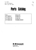 Kawasaki FZ580D Engine FZ SERIES Parts Manual PDF Instant Download