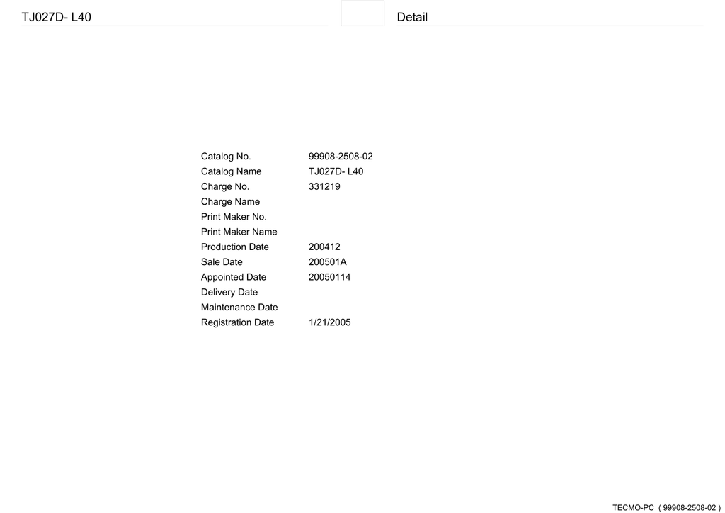 Kawasaki TJ027D Engine TJ SERIES Parts Manual PDF Instant Download