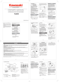 Kawasaki TJ23V Engine TJ SERIES Operator Owner Manual PDF Instant Download