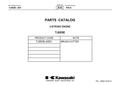 Kawasaki TJ53E Engine TJ SERIES Parts Manual PDF Instant Download