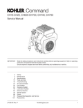 Kohler CH23 COMMAND PRO Service Shop Repair Manual PDF Instant Download