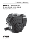 Kohler CH410 COMMAND PRO Operator Owner Manual PDF Instant Download