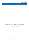 Kohler CH430 COMMAND PRO Parts Manual PDF Instant Download