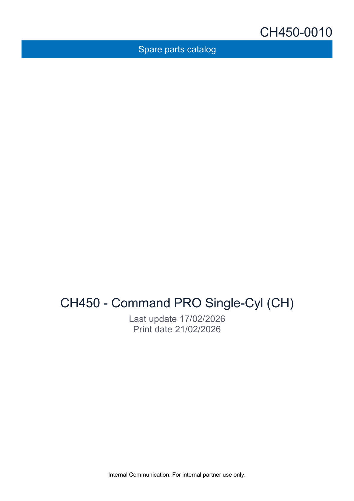 Kohler CH450 COMMAND PRO Parts Manual PDF Instant Download