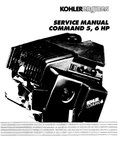 Kohler CH5 COMMAND PRO Service Shop Repair Manual PDF Instant Download