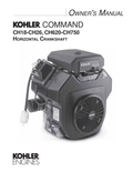 Kohler CH620 COMMAND PRO Operator Owner Manual PDF Instant Download