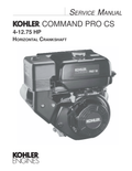 Kohler CS8.5 COMMAND PRO Service Shop Repair Manual PDF Instant Download