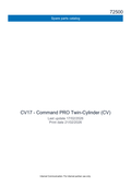 Kohler CV17 COMMAND PRO Parts Manual PDF Instant Download