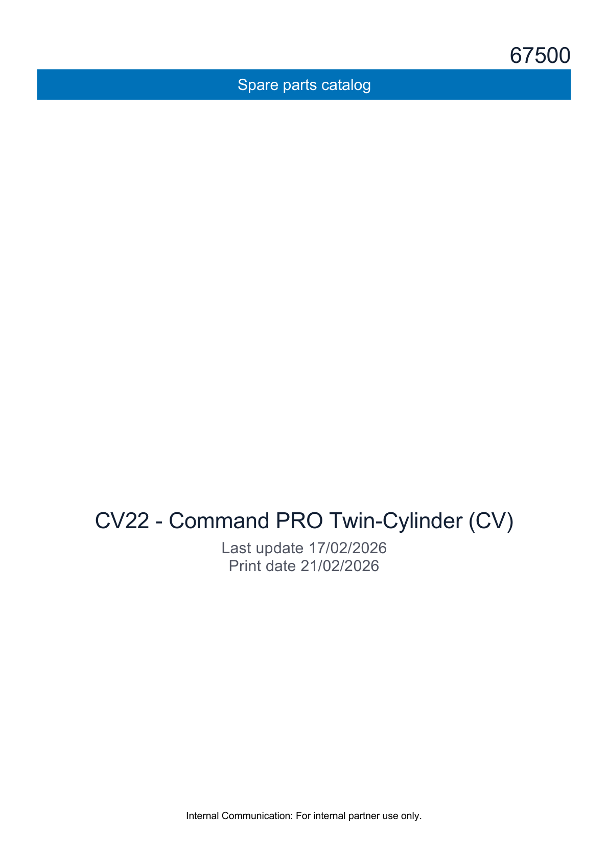 Kohler CV22 COMMAND PRO Parts Manual PDF Instant Download