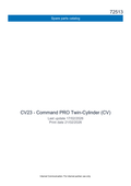 Kohler CV23 COMMAND PRO Parts Manual PDF Instant Download