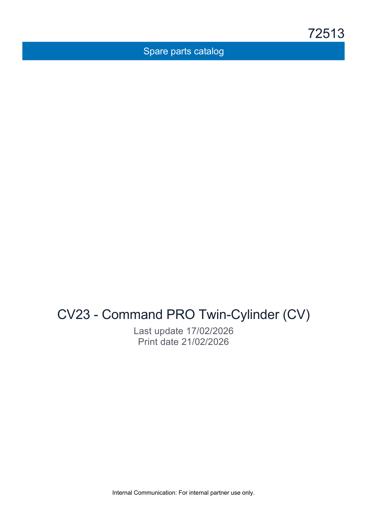 Kohler CV23 COMMAND PRO Parts Manual PDF Instant Download