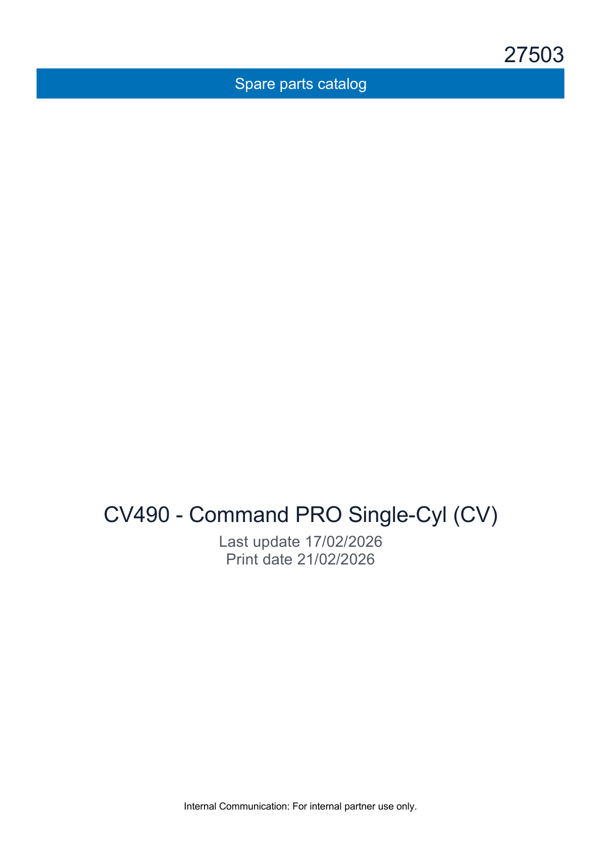 Kohler CV490 COMMAND PRO Parts Manual PDF Instant Download