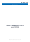 Kohler ECH940 COMMAND PRO EFI Parts Manual PDF Instant Download