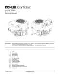 Kohler ZT740 CONFIDANT Service Shop Repair Manual PDF Instant Download