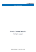 Kohler SV840 COURAGE PRO Parts Manual PDF Instant Download