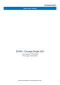 Kohler SV540 COURAGE Parts Manual PDF Instant Download
