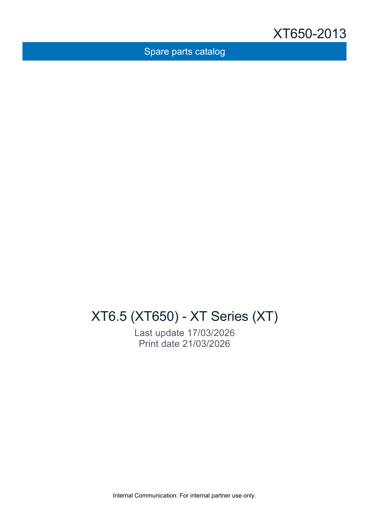 Kohler COURAGE XT6.5 COURAGE XT Parts Manual PDF Instant Download