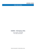 Kohler HD950 HD SERIES Parts Manual PDF Instant Download