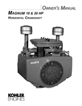 Kohler M18 MAGNUM Operator Owner Manual PDF Instant Download