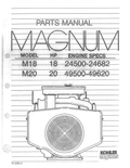 Kohler M20 MAGNUM Parts Manual PDF Instant Download