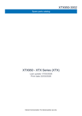 Kohler XTX950 XTX SERIES Parts Manual PDF Instant Download